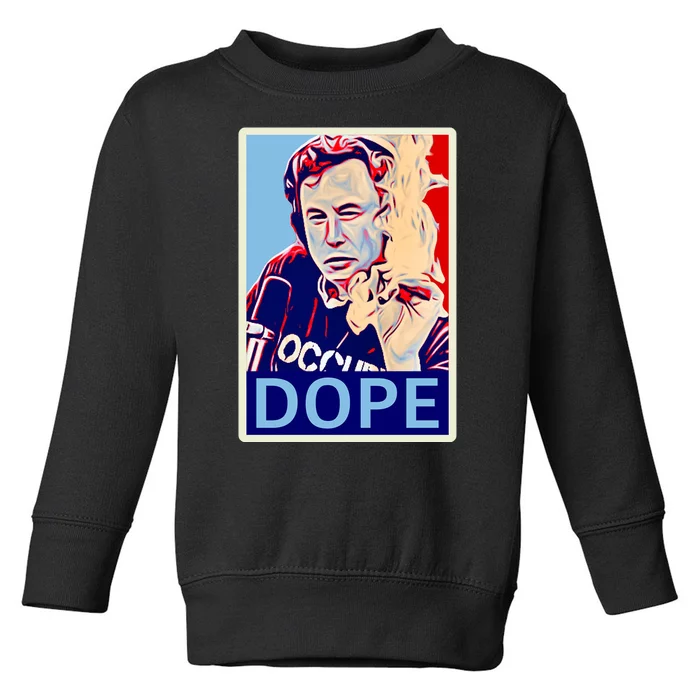 Elon Musk Retro Dope Toddler Sweatshirt