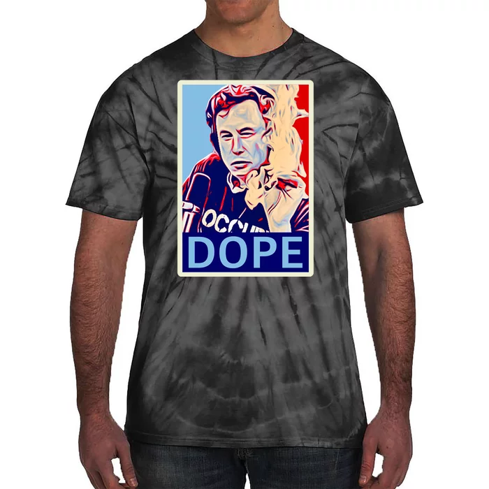 Elon Musk Retro Dope Tie-Dye T-Shirt