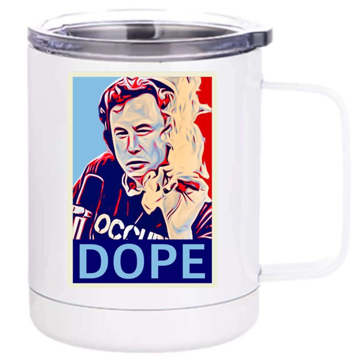 Elon Musk Retro Dope Front & Back 12oz Stainless Steel Tumbler Cup