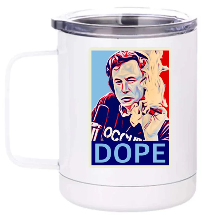 Elon Musk Retro Dope Front & Back 12oz Stainless Steel Tumbler Cup