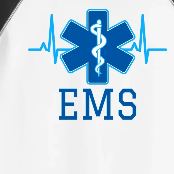 EMS Emergency Medical Services Pulse Logo Toddler Fine Jersey T-Shirt