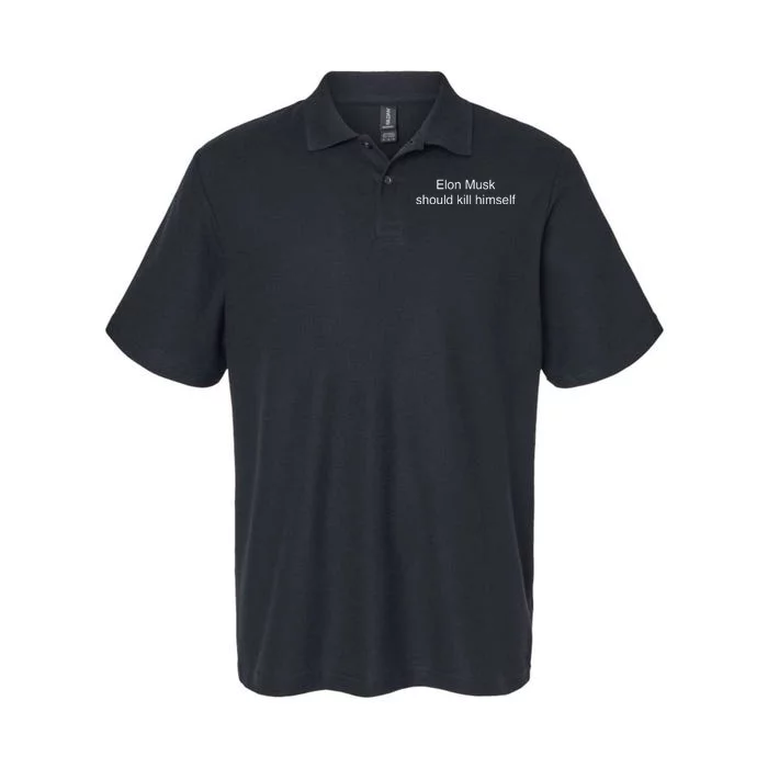 Elon Musk Should Kill Himself Softstyle Adult Sport Polo