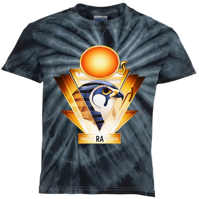 Egyptian Mythology Sun God Ra Kids Tie-Dye T-Shirt