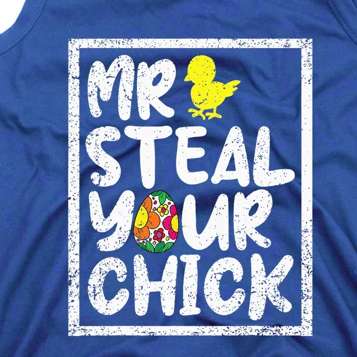 Easter Mr Steal Your Chick Funny Spring Humor Tank Top