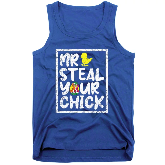 Easter Mr Steal Your Chick Funny Spring Humor Tank Top