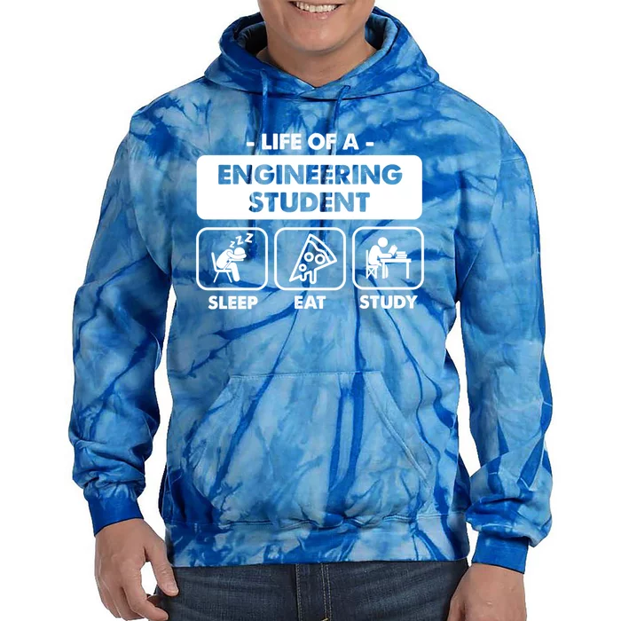 Engineering Major Student Gift Great Gift Tie Dye Hoodie