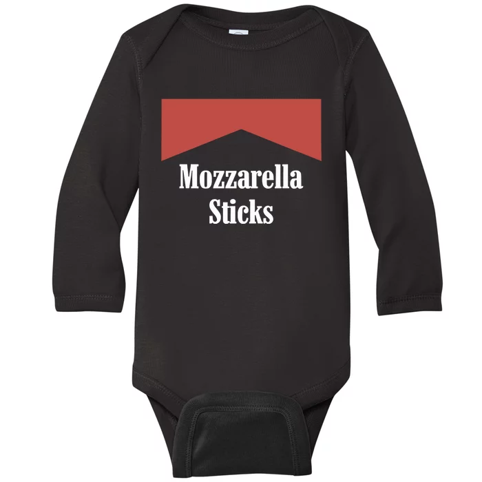 Emotionalclub Mozzarella Sticks Baby Long Sleeve Bodysuit