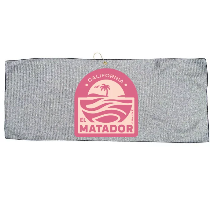 El Matador State Beach Malibu California Large Microfiber Waffle Golf Towel