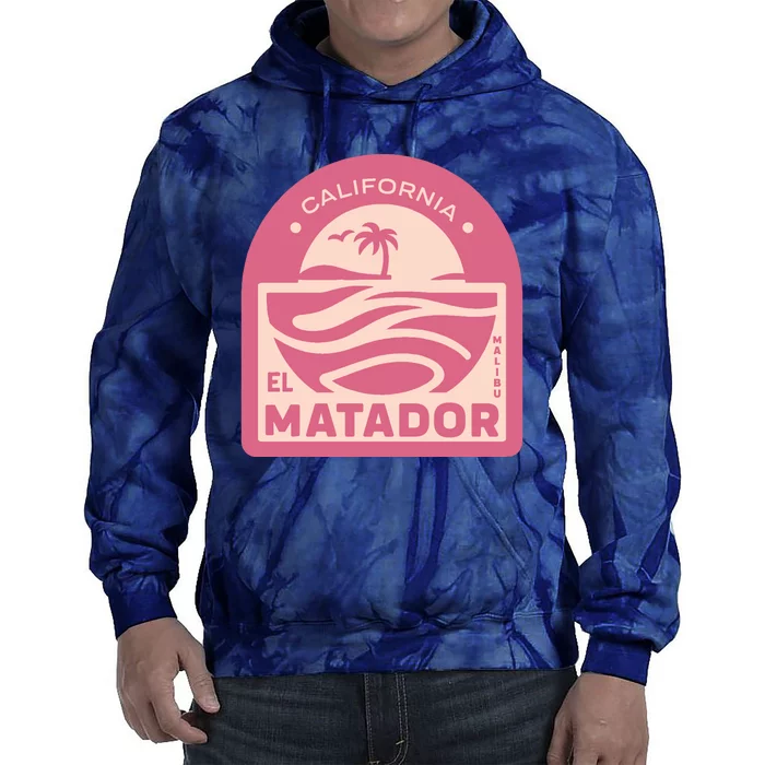 El Matador State Beach Malibu California Tie Dye Hoodie