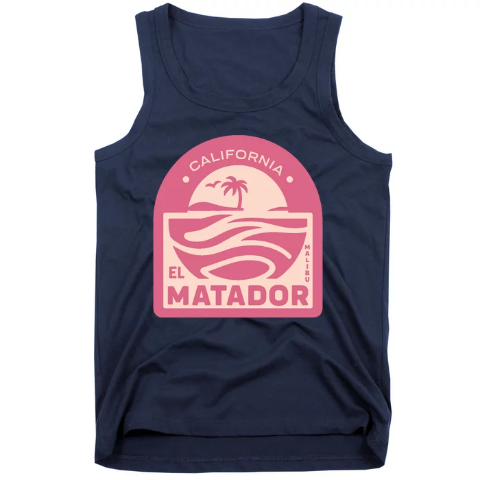 El Matador State Beach Malibu California Tank Top