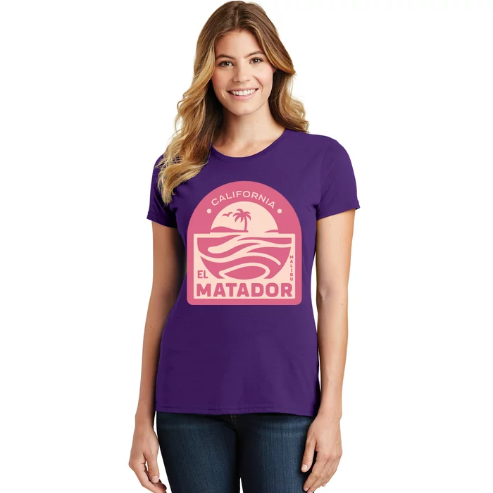 El Matador State Beach Malibu California Women's T-Shirt