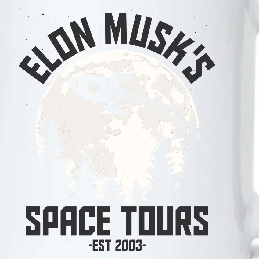 Elon Musk's Space Tours Est 2003 Black Color Changing Mug