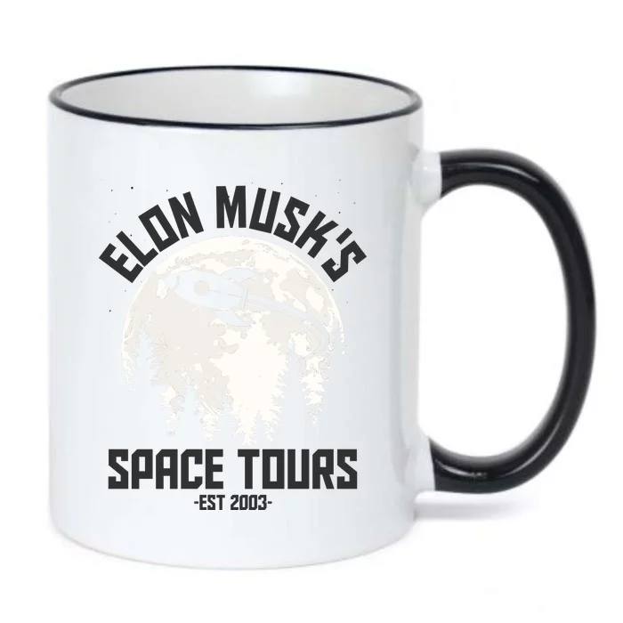 Elon Musk's Space Tours Est 2003 Black Color Changing Mug