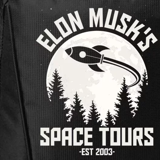 Elon Musk's Space Tours Est 2003 City Backpack