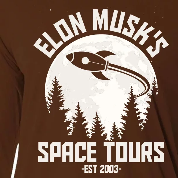 Elon Musk's Space Tours Est 2003 Cooling Performance Long Sleeve Crew