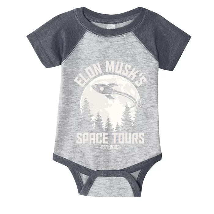 Elon Musk's Space Tours Est 2003 Infant Baby Jersey Bodysuit