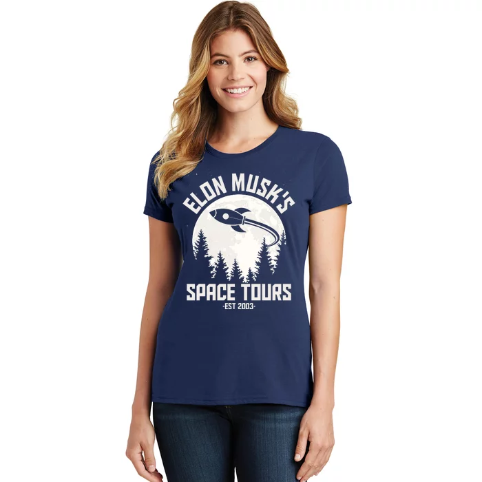 Elon Musk's Space Tours Est 2003 Women's T-Shirt