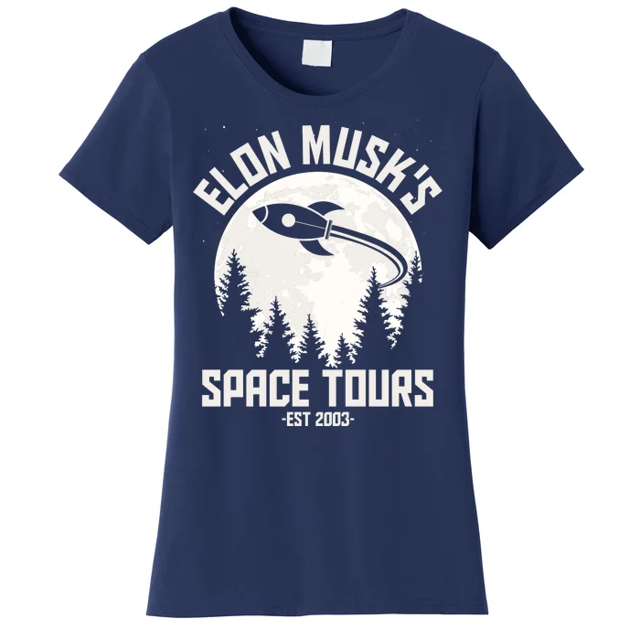 Elon Musk's Space Tours Est 2003 Women's T-Shirt