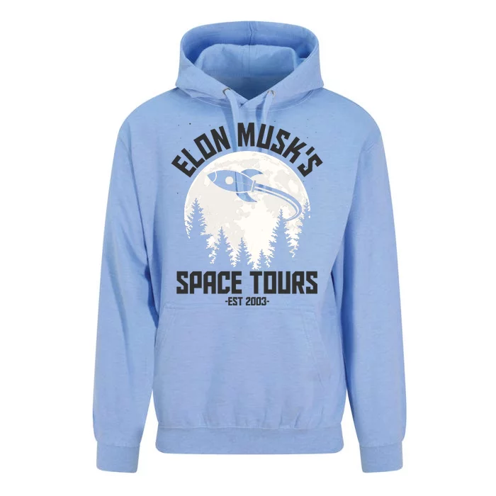 Elon Musk's Space Tours Est 2003 Unisex Surf Hoodie