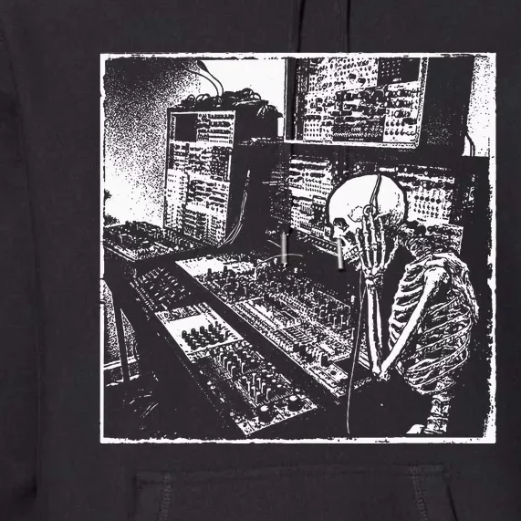 Electronic Music Synthesizer Techno Music Dj Producer Premium Hoodie