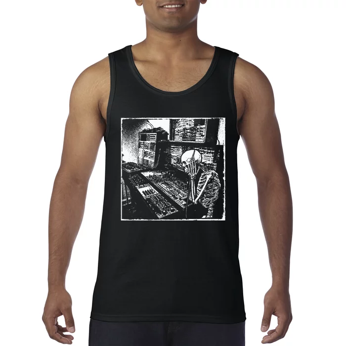 Electronic Music Synthesizer Techno Music Dj Producer Tank Top