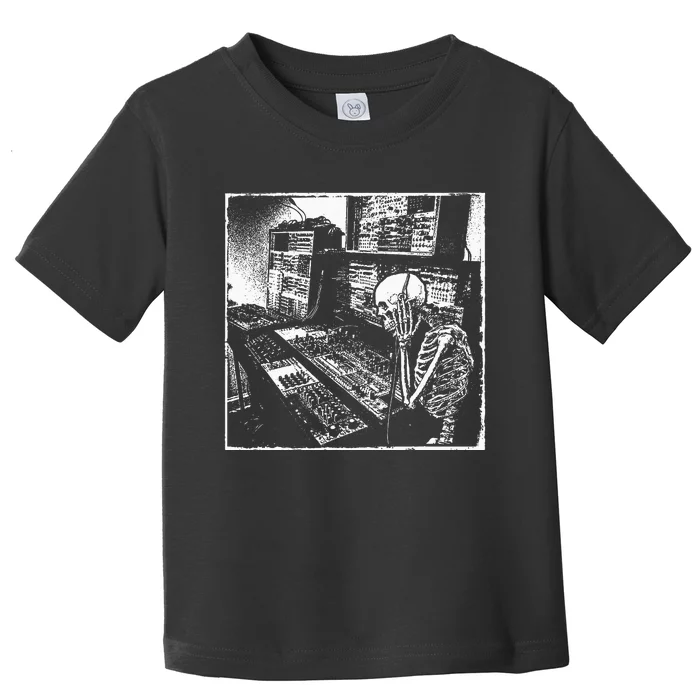 Electronic Music Synthesizer Techno Music Dj Producer Toddler T-Shirt