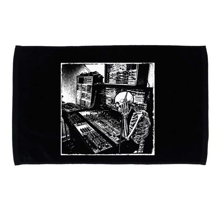 Electronic Music Synthesizer Techno Music Dj Producer Microfiber Hand Towel