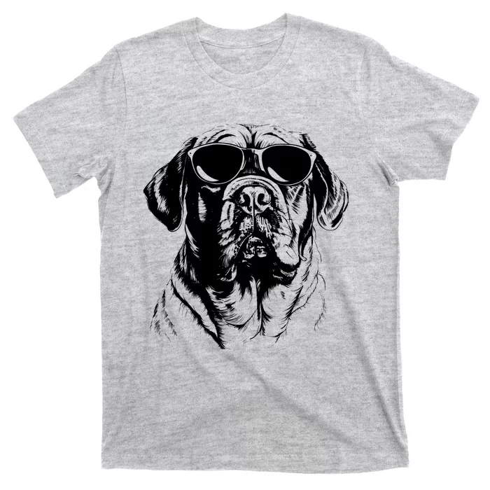 English Mastiff Sketch Drawing Art Dog Lover Mom Dad Wo T-Shirt