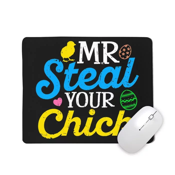 Easter Mr Steal Your Chick Funny Spring Humor Mousepad