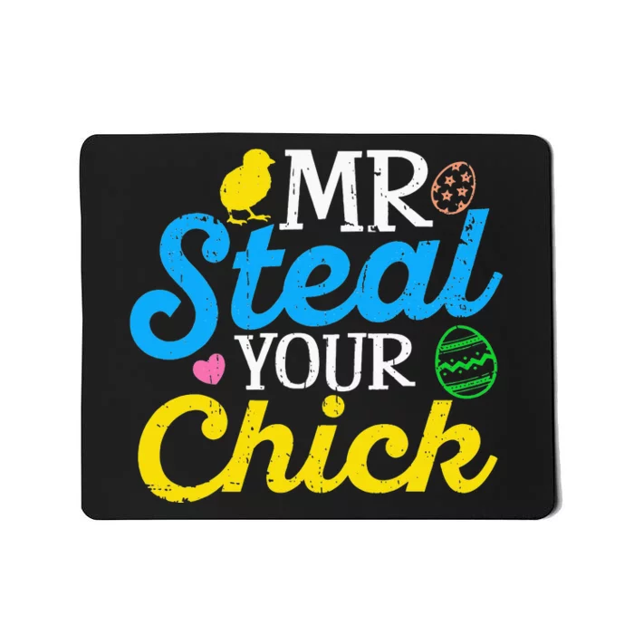 Easter Mr Steal Your Chick Funny Spring Humor Mousepad