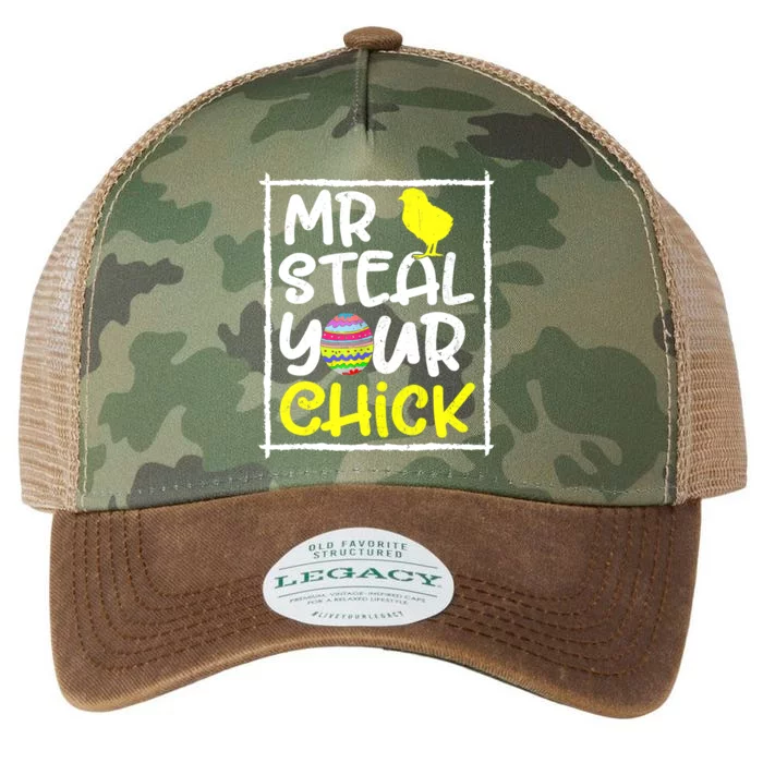 Easter Mr Steal Your Chick Funny Spring Humor Legacy Tie Dye Trucker Hat