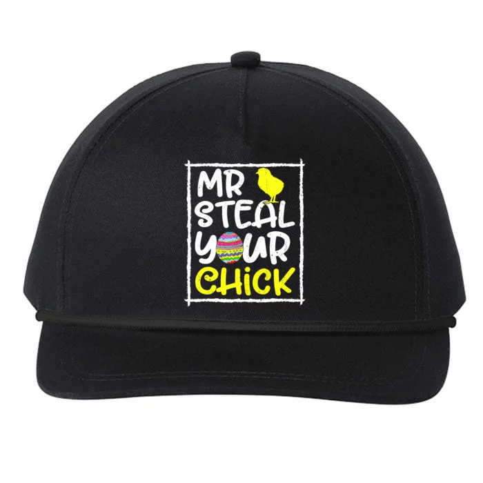 Easter Mr Steal Your Chick Funny Spring Humor Snapback Five-Panel Rope Hat