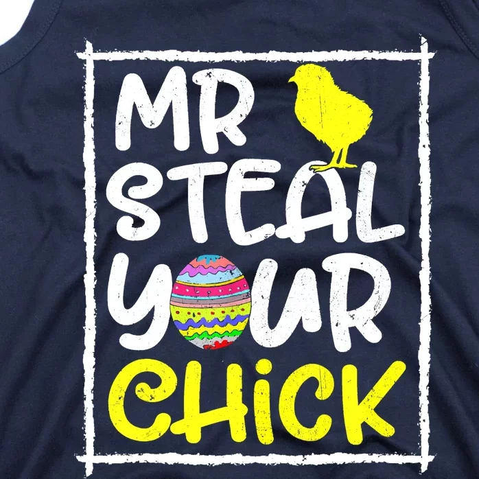 Easter Mr Steal Your Chick Funny Spring Humor Tank Top