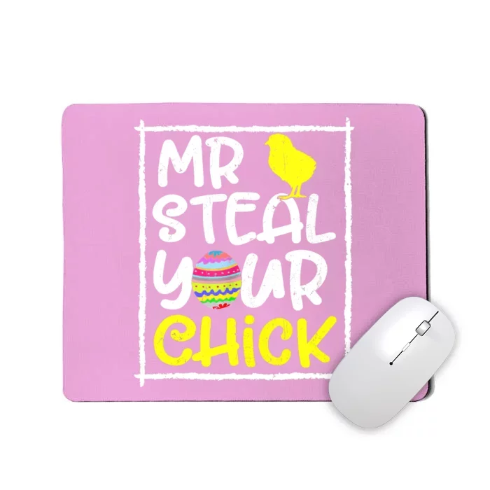 Easter Mr Steal Your Chick Funny Spring Humor Mousepad