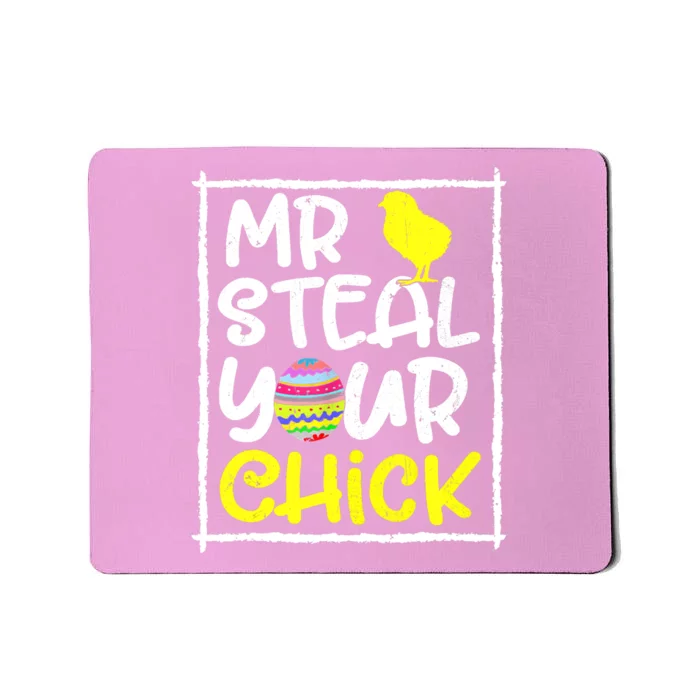 Easter Mr Steal Your Chick Funny Spring Humor Mousepad