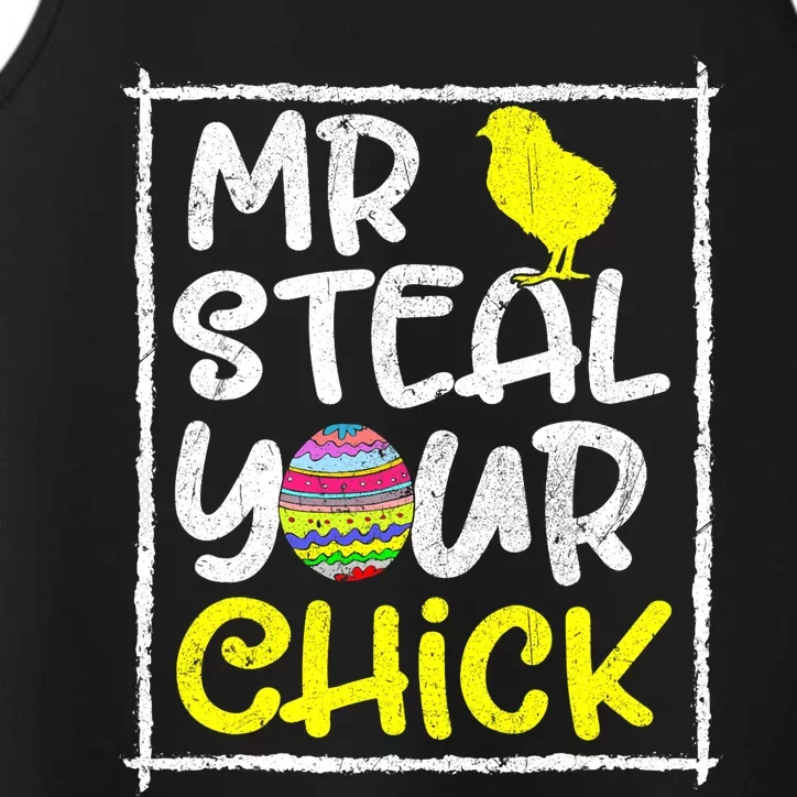 Easter Mr Steal Your Chick Funny Spring Humor Performance Tank