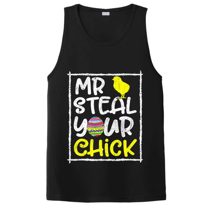 Easter Mr Steal Your Chick Funny Spring Humor Performance Tank