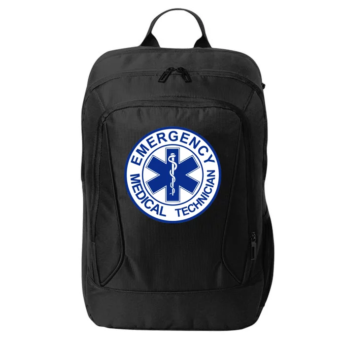 EMT Emergency Medical Technician Logo City Backpack