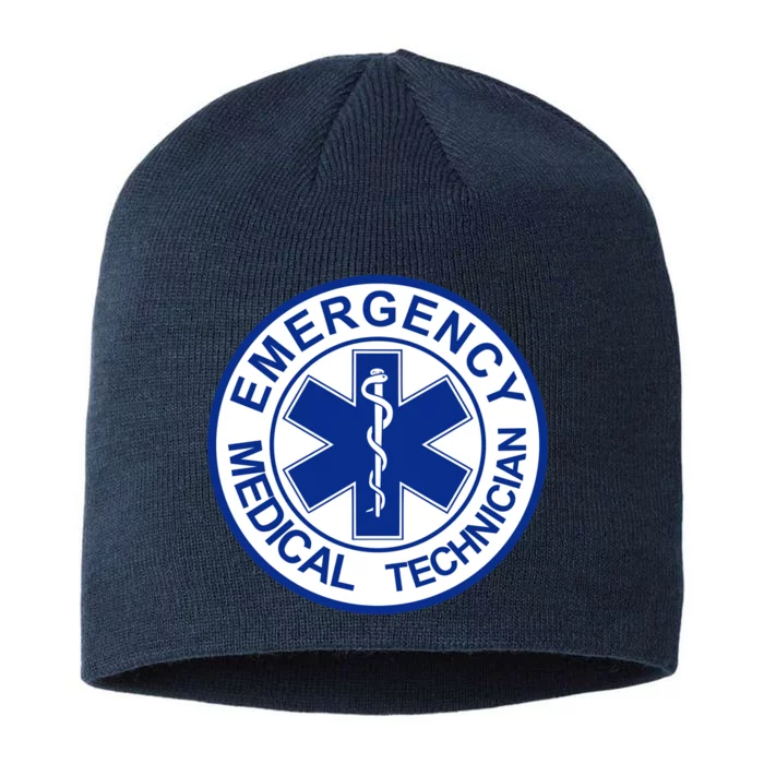 EMT Emergency Medical Technician Logo 8 1/2in Sustainable Knit Beanie