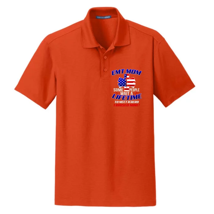 EMT Mom Dry Zone Grid Performance Polo