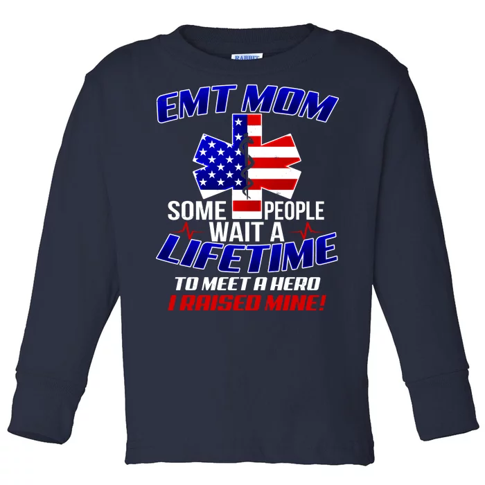 EMT Mom Toddler Long Sleeve Shirt