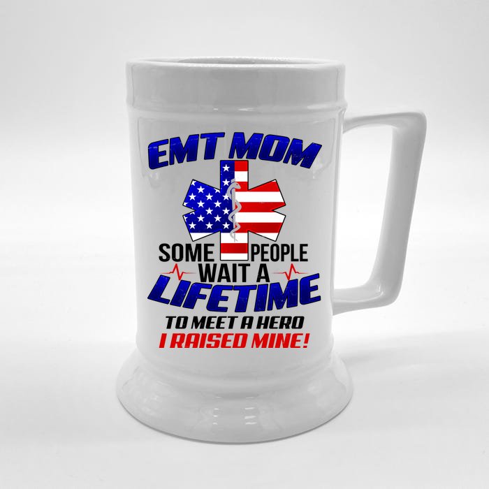 EMT Mom Front & Back Beer Stein