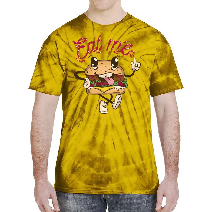 Eat Me Tasty Burger Tie-Dye T-Shirt