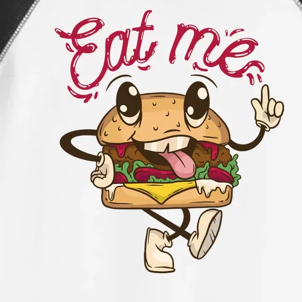 Eat Me Tasty Burger Toddler Fine Jersey T-Shirt