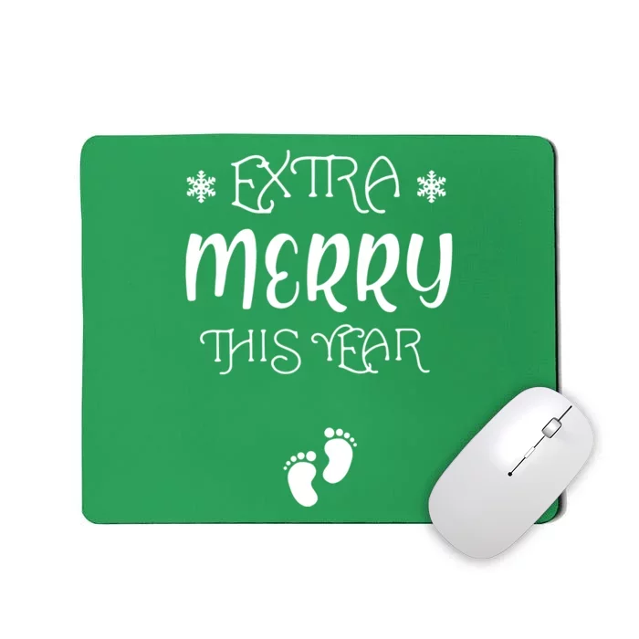 Extra Merry This Year Christmas Mousepad