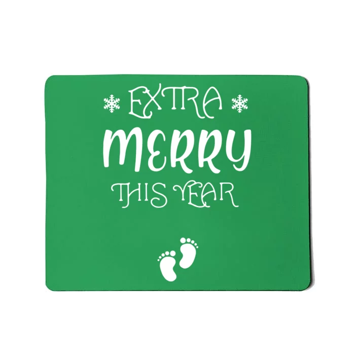 Extra Merry This Year Christmas Mousepad