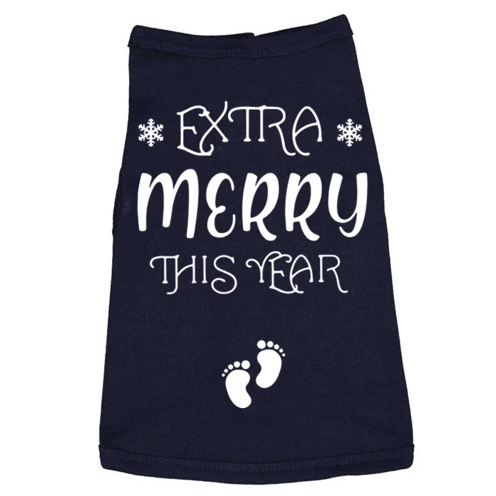 Extra Merry This Year Christmas Doggie Tank