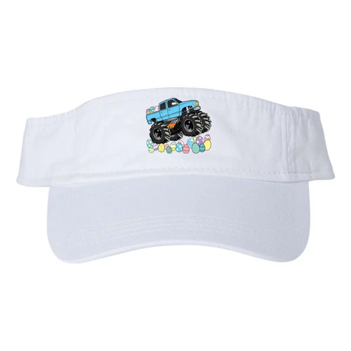 Easter Monster Truck Easter Eggs Valucap Bio-Washed Visor