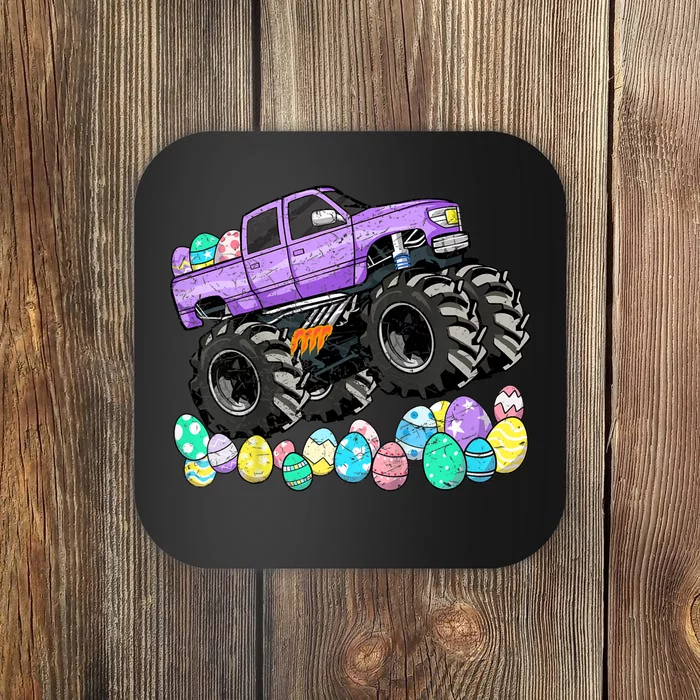 Easter Monster Truck Easter Eggs Coaster