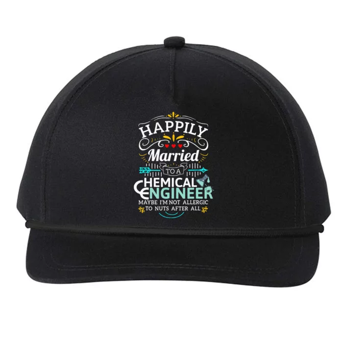 Engineering Married To An Chemical Engineer Snapback Five-Panel Rope Hat